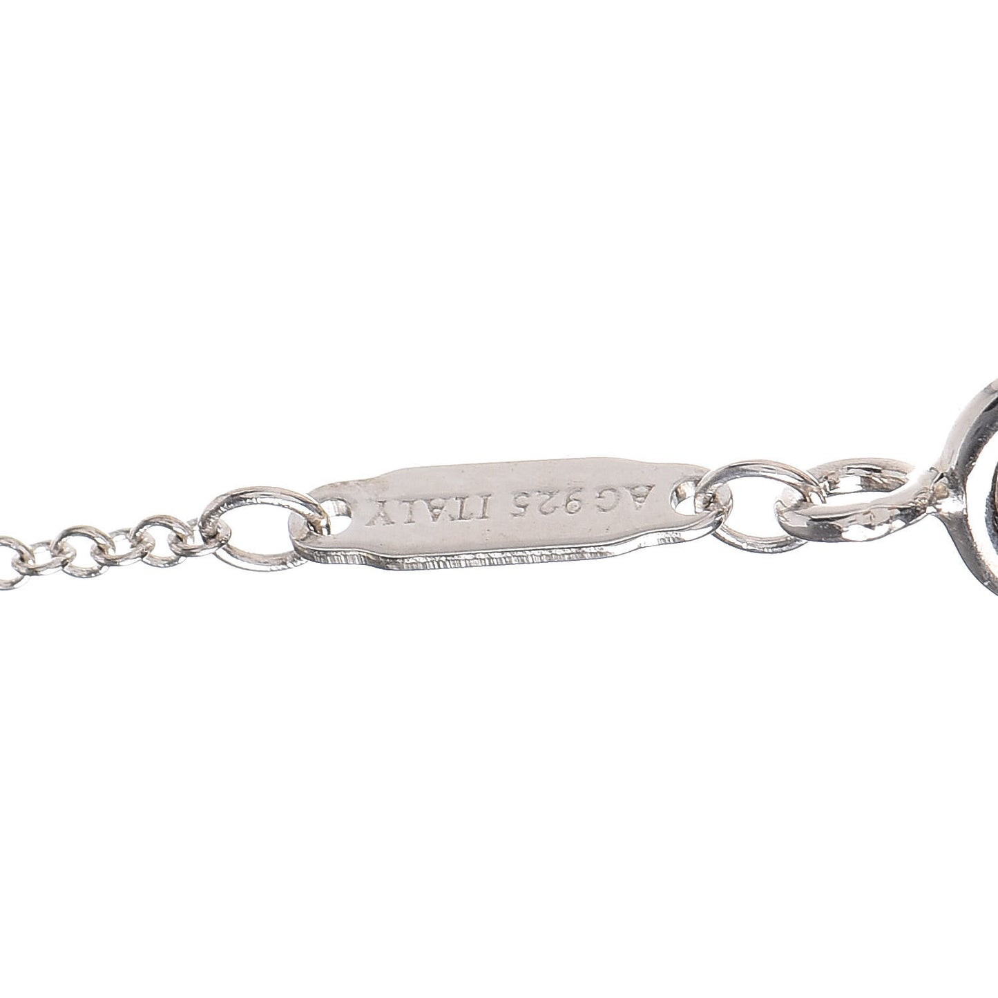 Sterling Silver Large T Smile Pendant Necklace