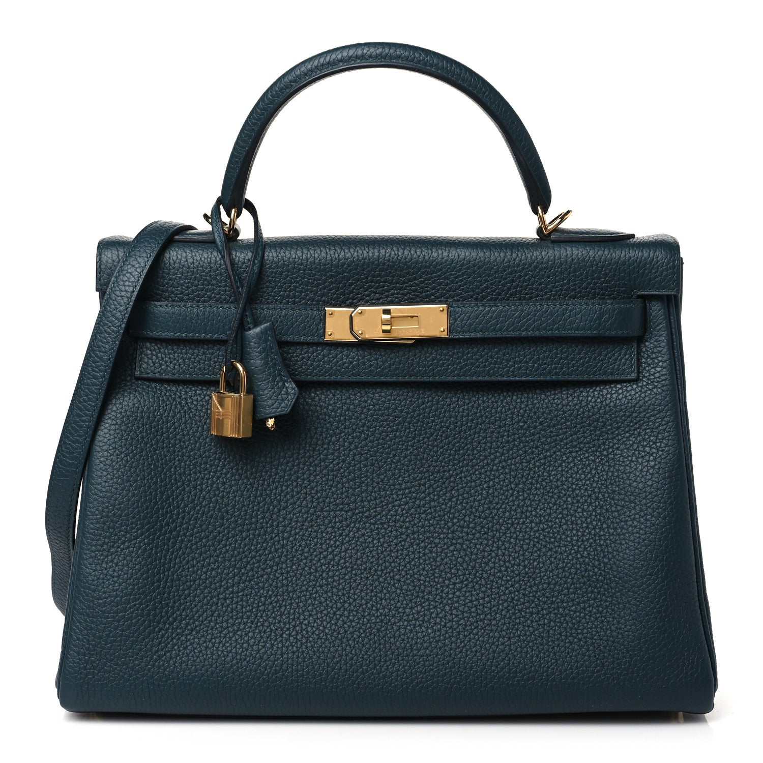 Hermes Togo Kelly Retourne 32 Vert Cypress 1 of 11