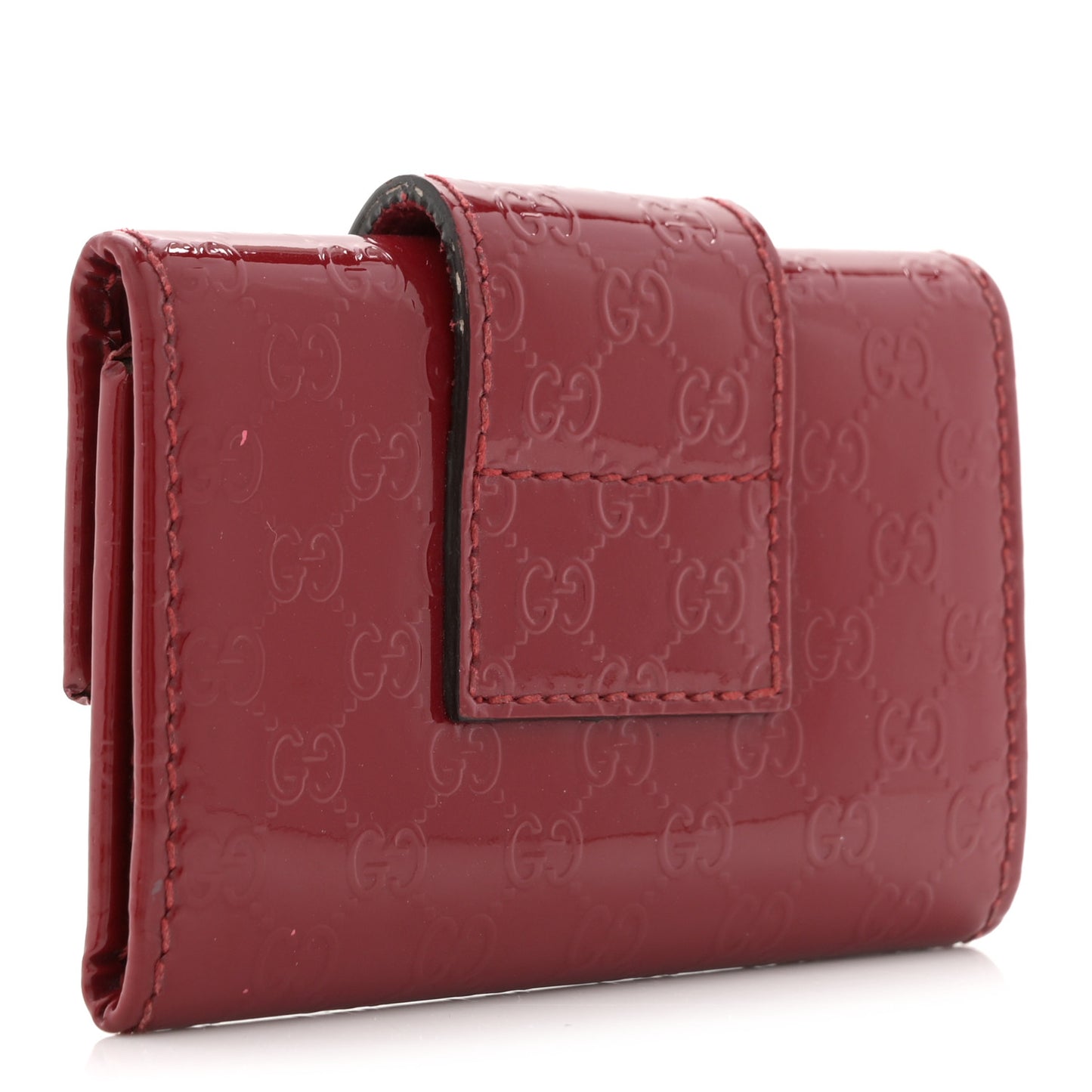 Patent Microguccissima Heart 6 Key Holder Case Red