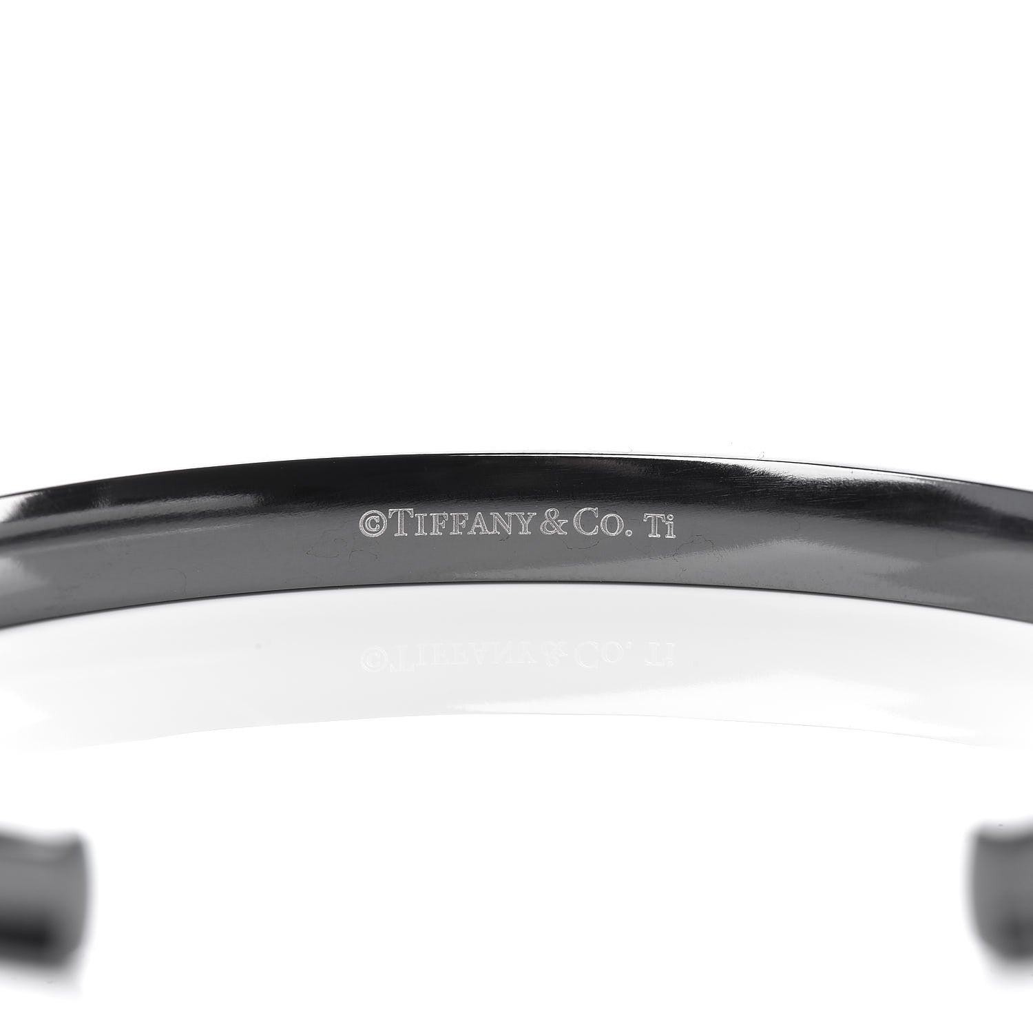 Tiffany Titanium 1837 Narrow Cuff Bracelet 4 of 5