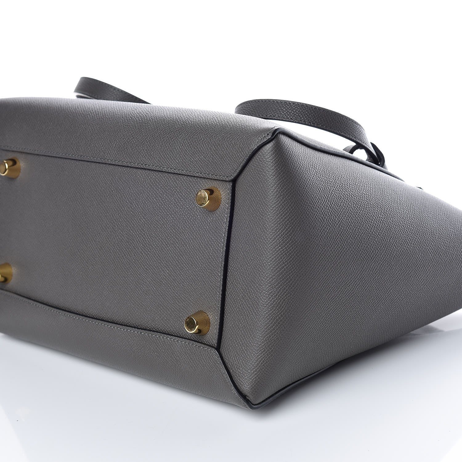 Celine Grained Calfskin Mini Belt Bag Grey 10 of 10