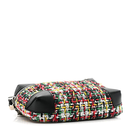 Chanel Tweed Calfskin Waist Bag Black Multicolor 4 of 9