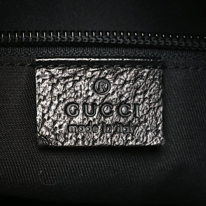 Gucci GG Monogram Medium Web Handle Bucket Tote Black 6 of 10