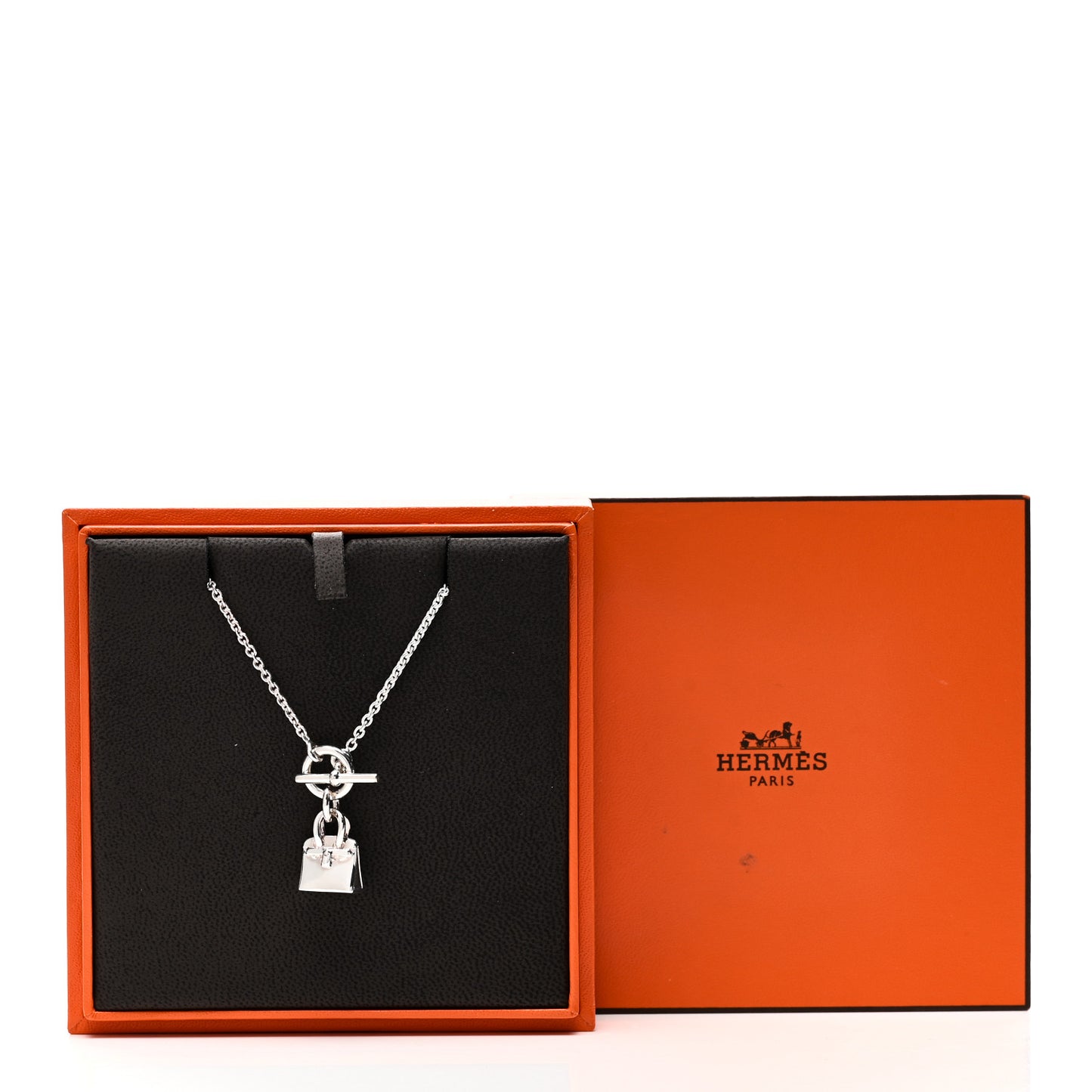 Sterling Silver Birkin Amulette Pendant Necklace