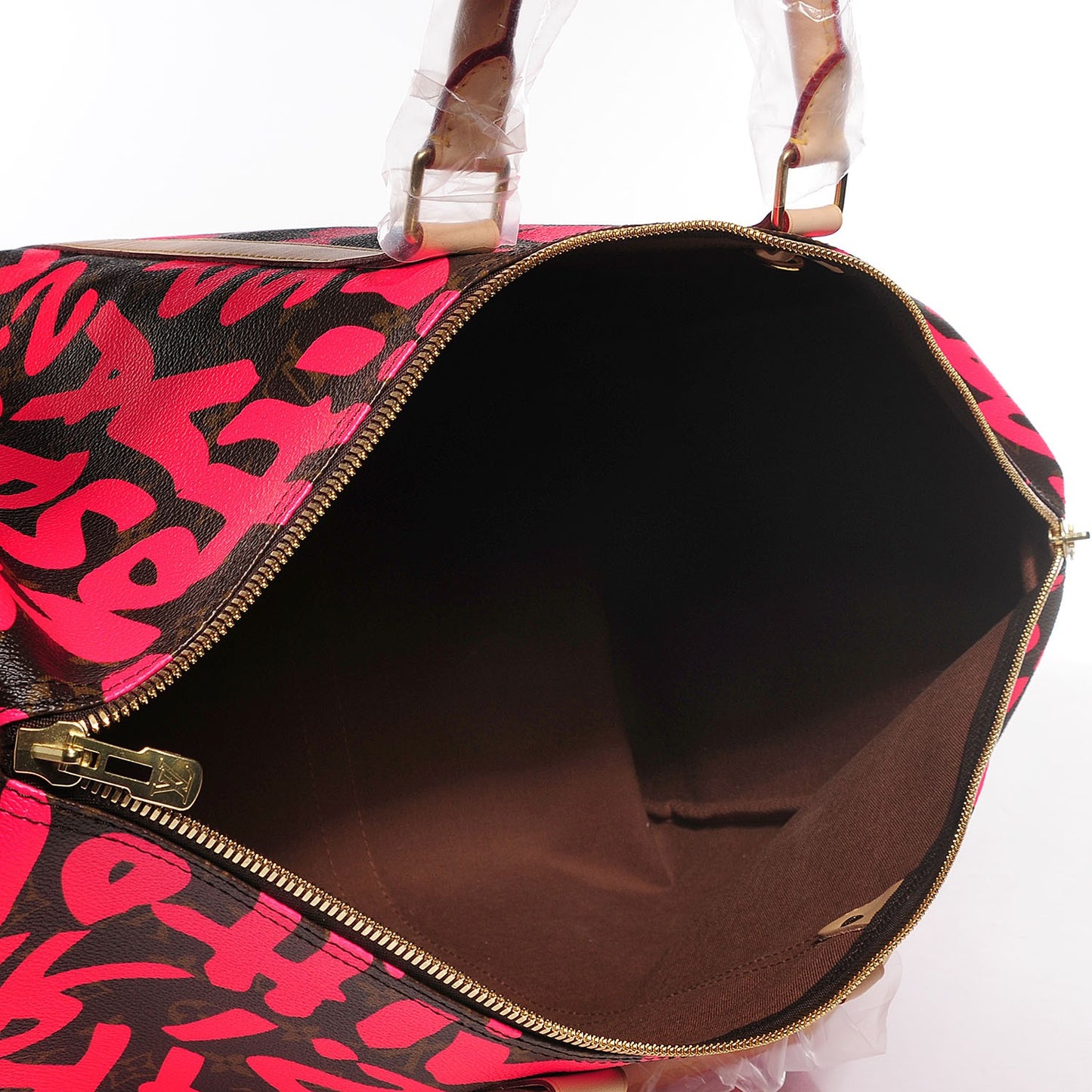 Monogram Graffiti Keepall 50 Fuchsia