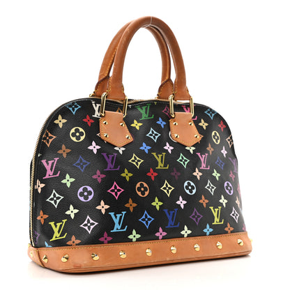Louis Vuitton Monogram Multicolor Alma Black 3 of 24