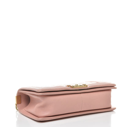 Chanel Caviar Quilted Medium Boy Flap Pink 4 of 15