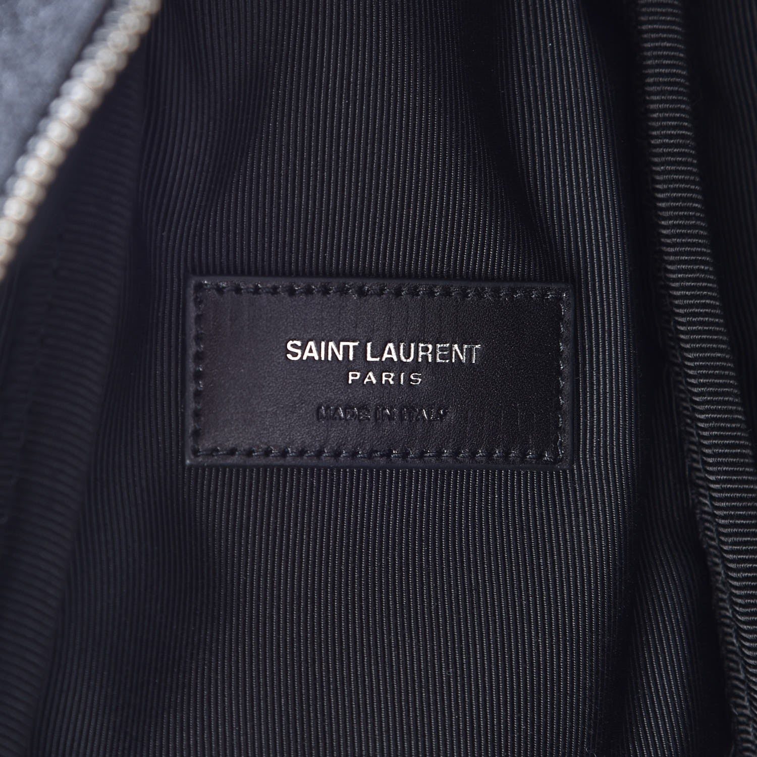 Saint Laurent Glitter Canvas Guitar Case Black 6 of 7