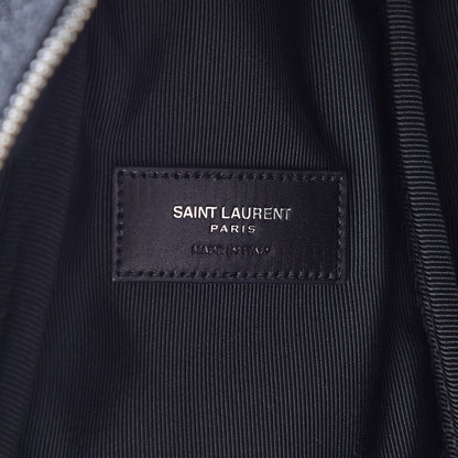 Saint Laurent Glitter Canvas Guitar Case Black 6 of 7