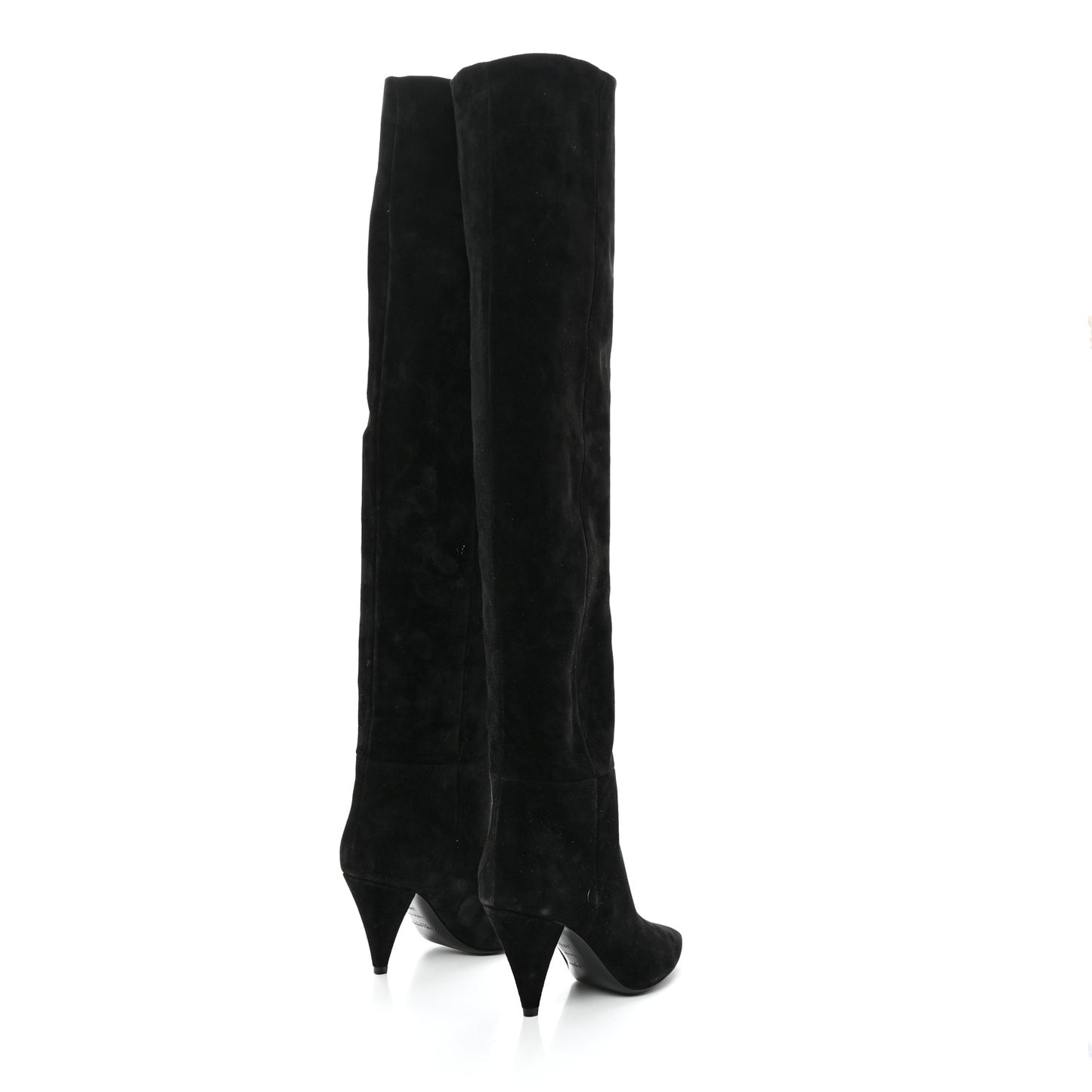 Cashmere Suede Era 85 Over The Knee Boots 36.5 Black