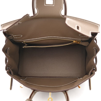 Hermes Togo Birkin 25 Etoupe 6 of 12