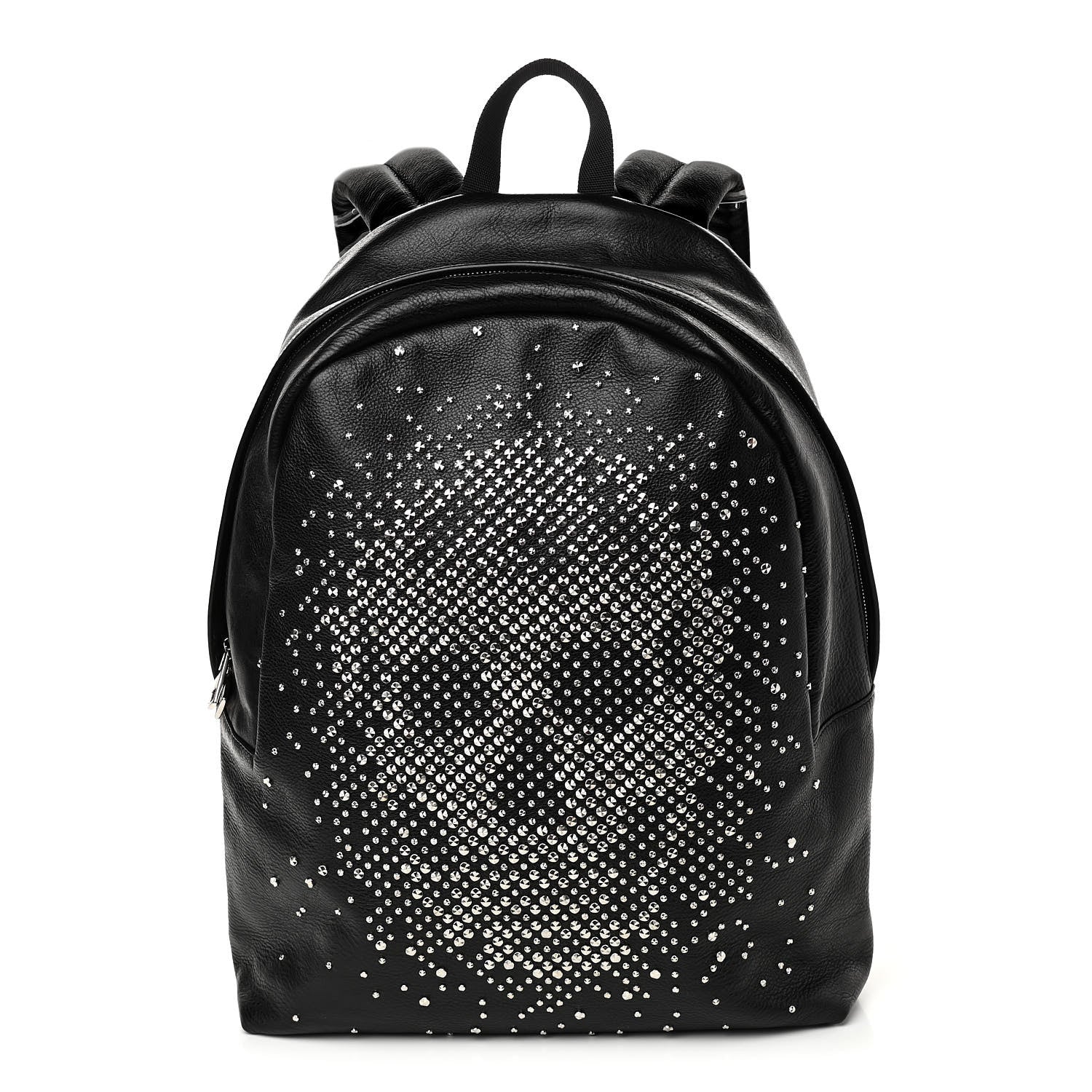 Alexander McQueen Calfskin Studded Skull Backpack Black 1 of 10
