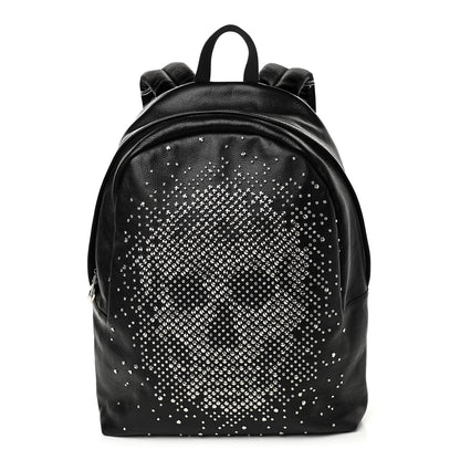 Alexander McQueen Calfskin Studded Skull Backpack Black 1 of 10