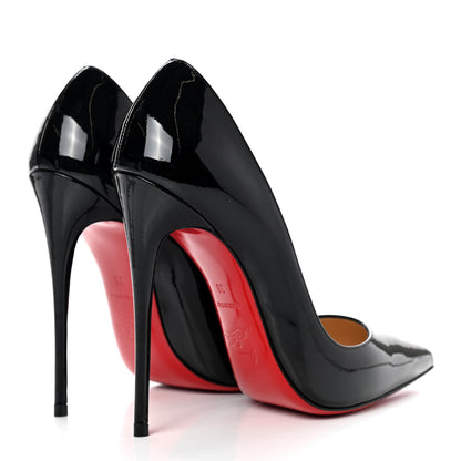 Christian Louboutin Patent So Kate 120 Pumps 38 Black 4 of 9