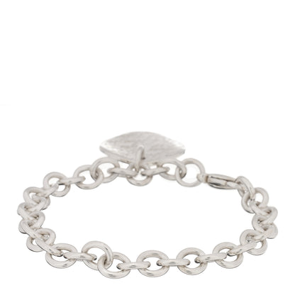 Tiffany Sterling Silver Notes Round Tag Charm Bracelet 2 of 3