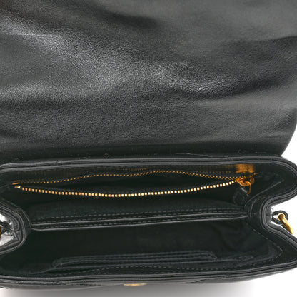 Saint Laurent Calfskin Y Quilted Monogram Toy Loulou Crossbody Bag Black 5 of 13