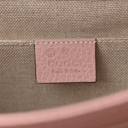 Gucci Dollar Calfskin Small Interlocking G Shoulder Bag Soft Pink 6 of 11