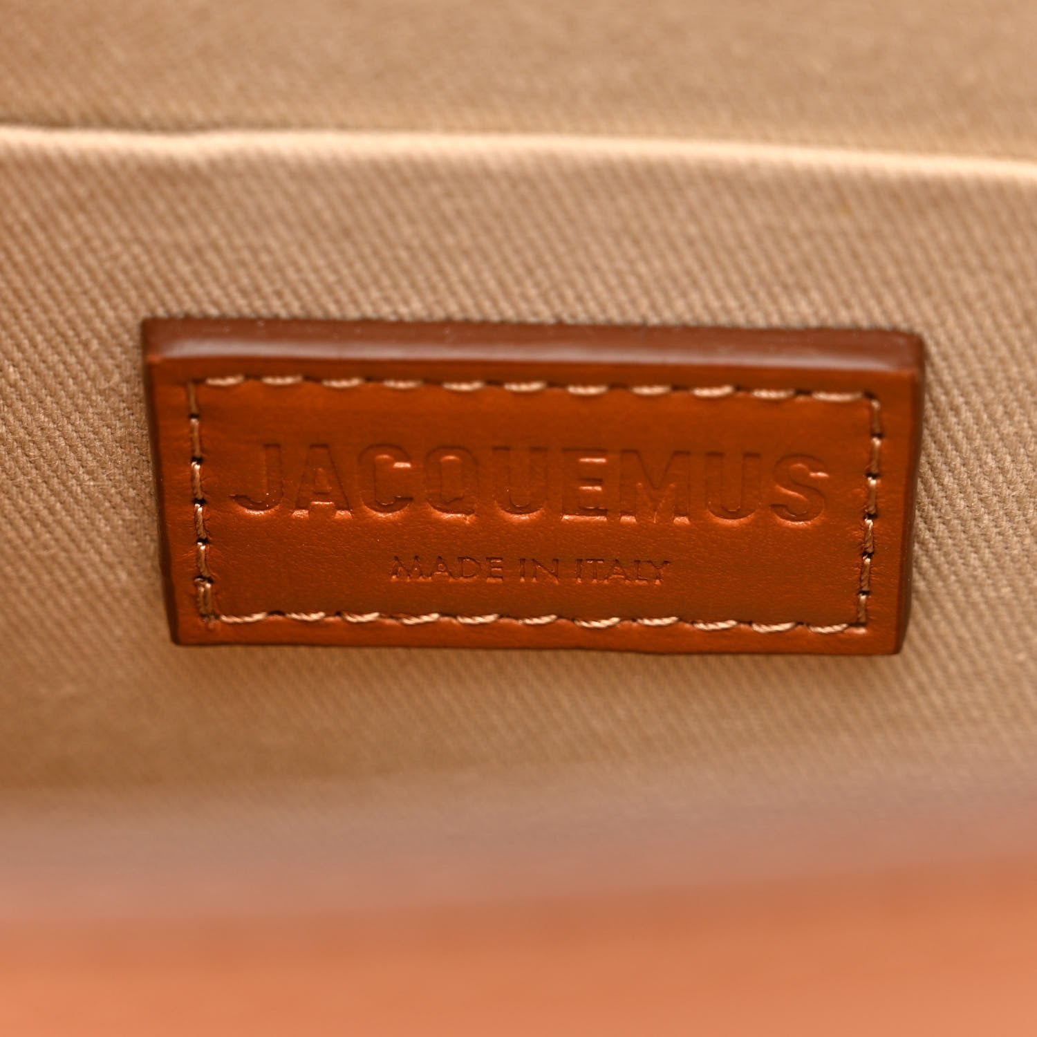 Jacquemus Smooth Calfskin Le Grand Chiquito Light Brown 6 of 9