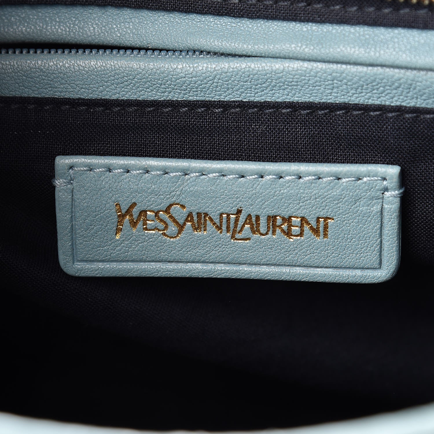 Saint Laurent Sheepskin Small Cabas ChYc Blue Glacier 7 of 22