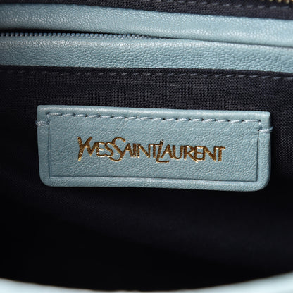 Saint Laurent Sheepskin Small Cabas ChYc Blue Glacier 7 of 22