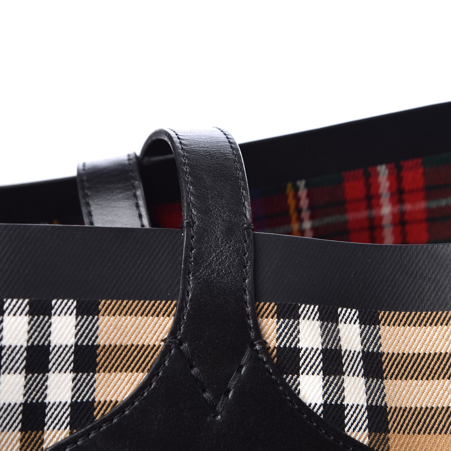 Vintage Check Medium The Giant Reversible Tote Antique Yellow Bright Red