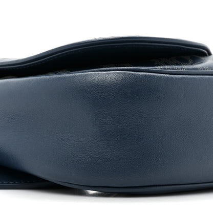 Christian Dior Galaxy Calfskin Oblique World Tour Saddle Belt Bag Navy Blue 9 of 9