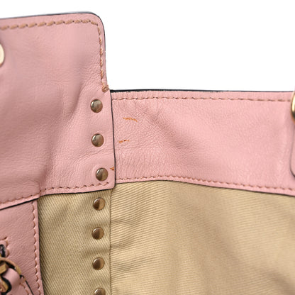 Valentino Garavani Vitello Medium Rockstud Tote Water Rose 11 of 13