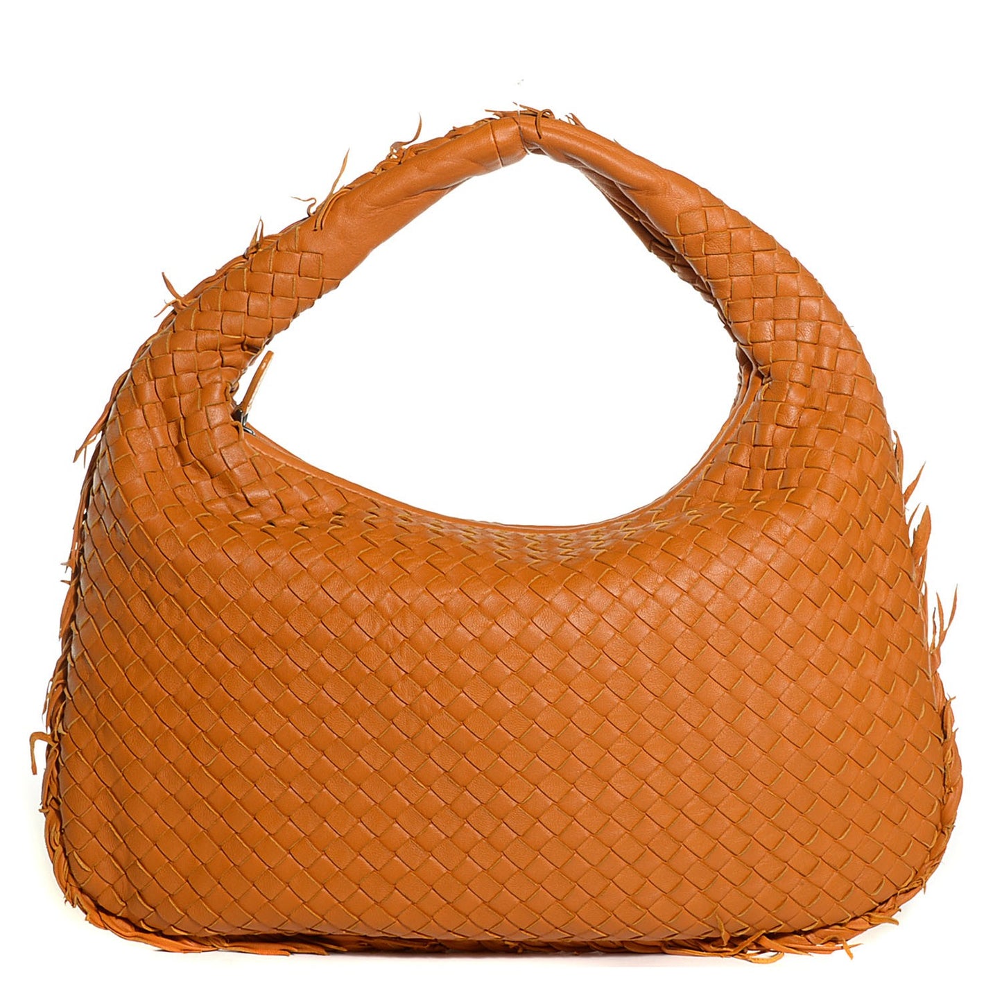 Nappa Intrecciato Fuzzy Medium Veneta Hobo Topaz