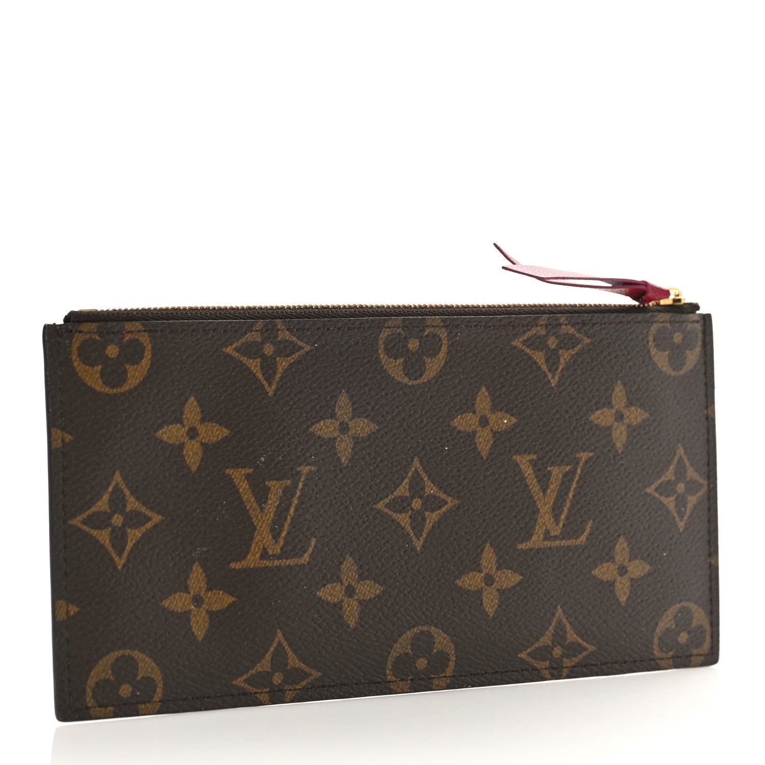 Louis Vuitton Monogram Felicie Chain Wallet Zippered Insert Fuchsia 3 of 8
