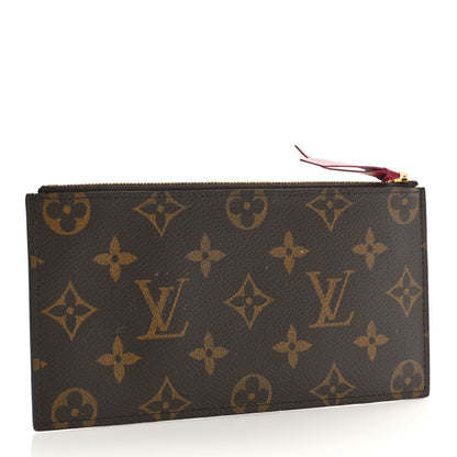 Louis Vuitton Monogram Felicie Chain Wallet Zippered Insert Fuchsia 3 of 8