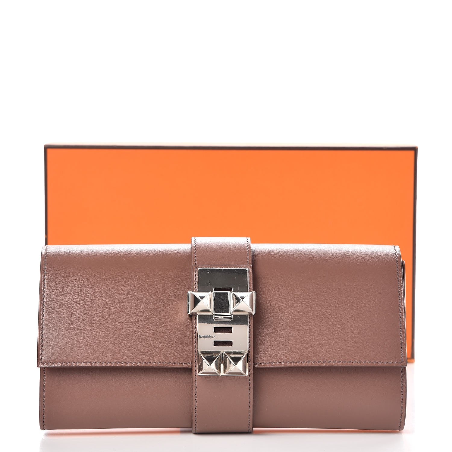Hermes Tadelakt Medor 23 Clutch Griolet 8 of 8