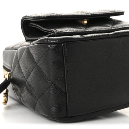 Chanel Caviar Quilted CC Mini Classic Backpack Black 9 of 11