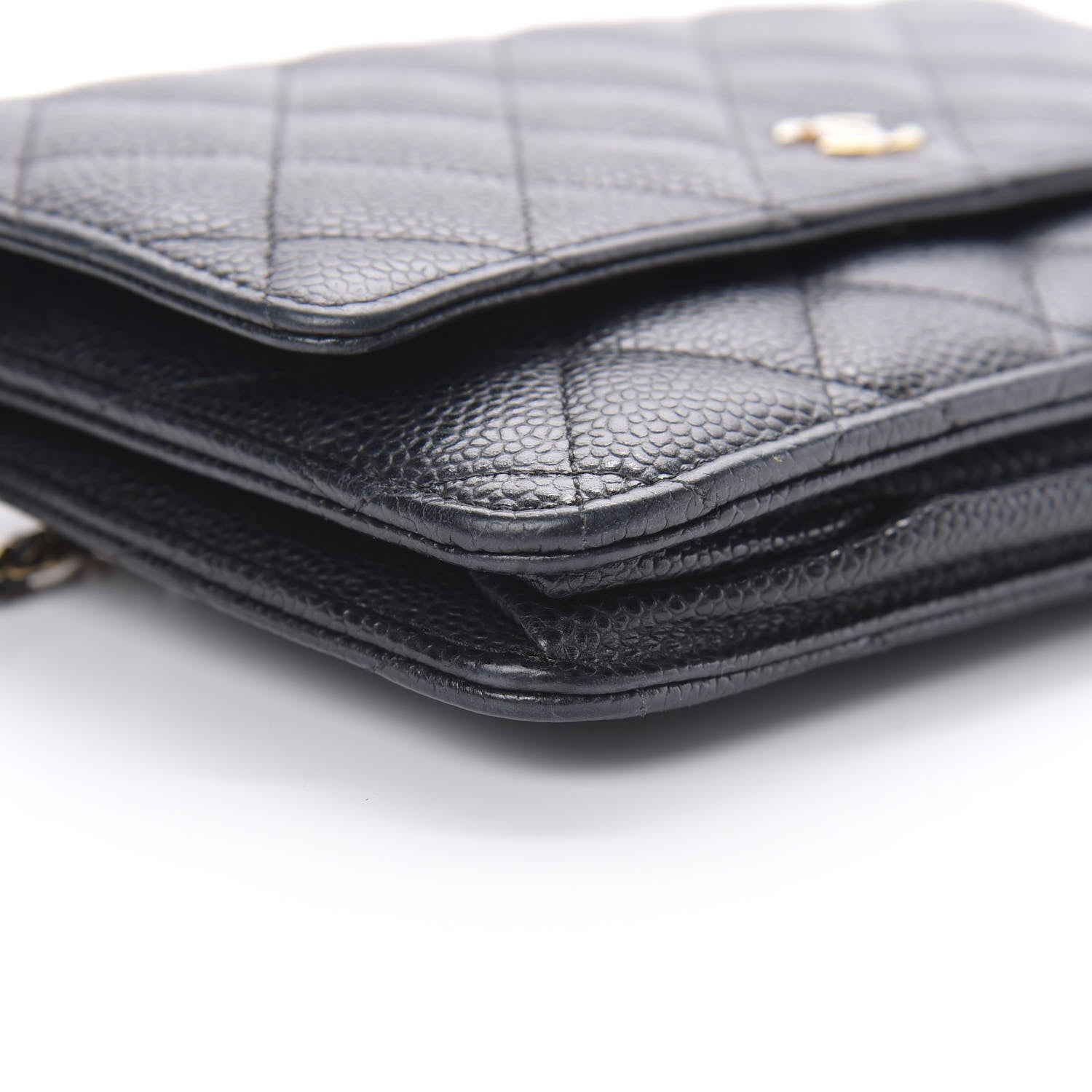 Chanel Caviar Quilted Wallet On Chain WOC Black 10 of 18