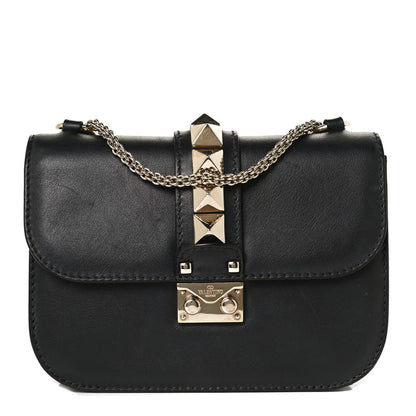 Valentino Garavani Vitello Small Glam Lock Rockstud Flap Black 1 of 10