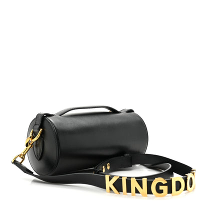 Burberry Calfskin Kingdom The Barrel Bag Black 3 of 11