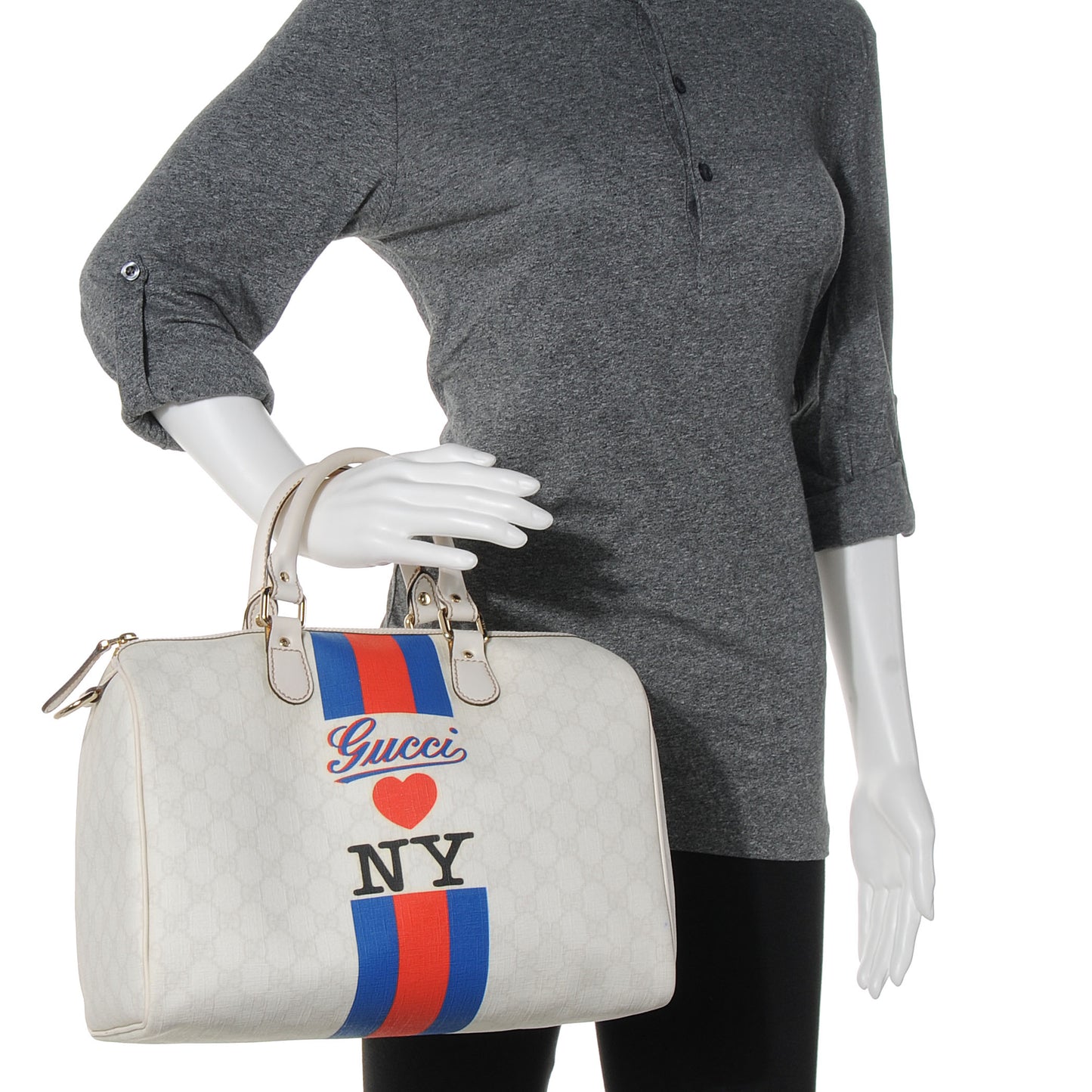 GG Plus Monogram Loves New York Medium Joy Boston