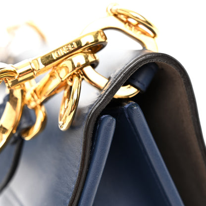 Fendi Vitello Century Opaco F is Fendi Kan I Shoulder Bag Blu Scuro 14 of 14