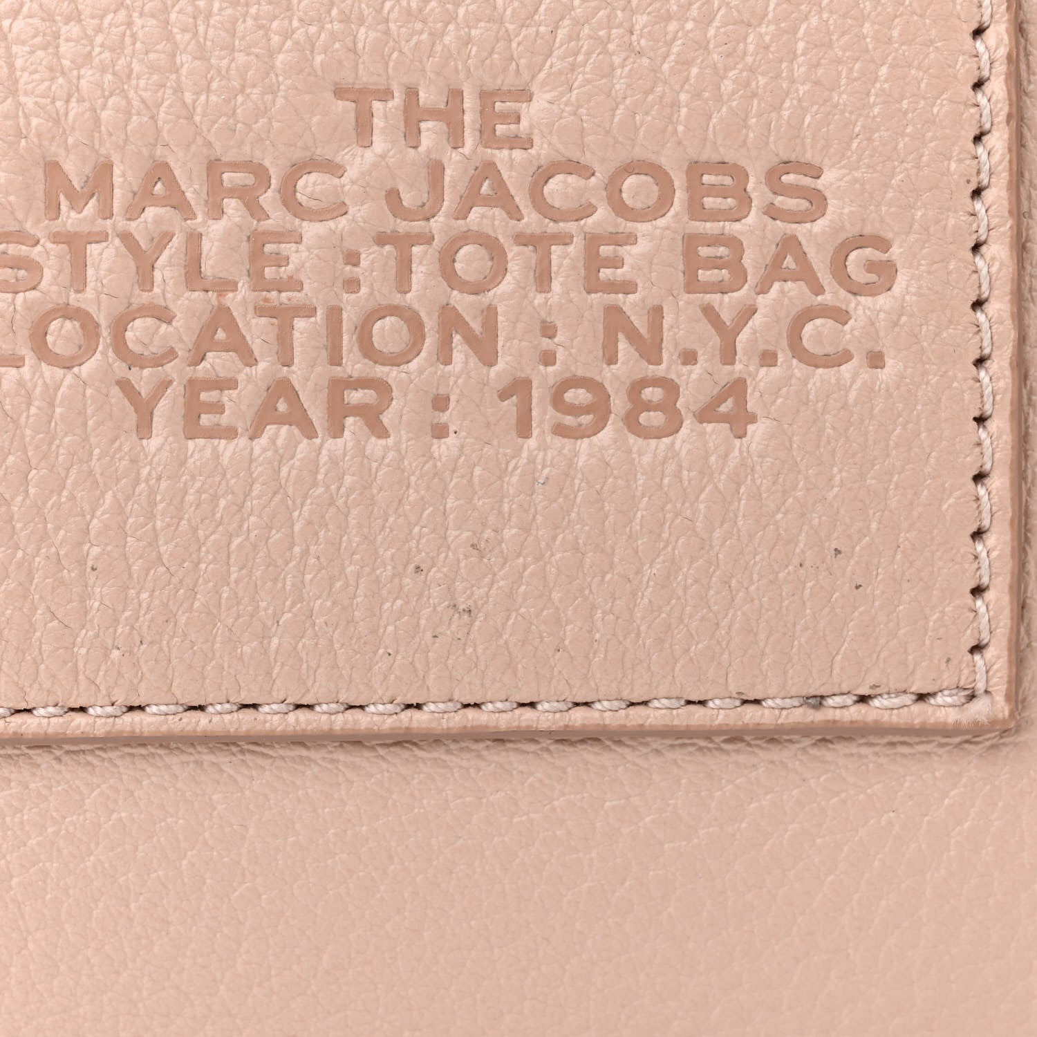 Marc Jacobs Grained Calfskin The Tote Bag Rose Dust 16 of 16