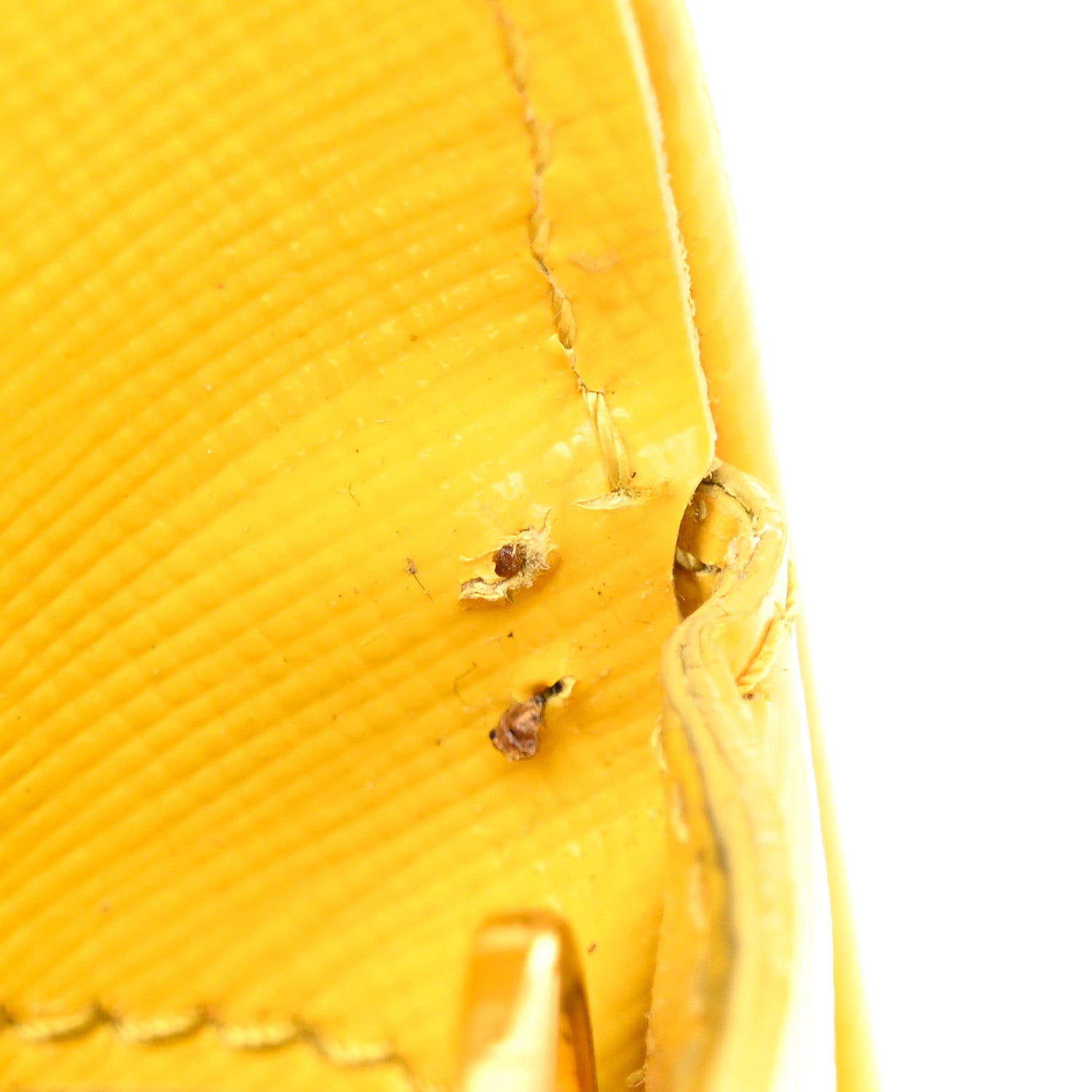 Prada Saffiano Vernice Medium Open Promenade Tote Ananas 13 of 27