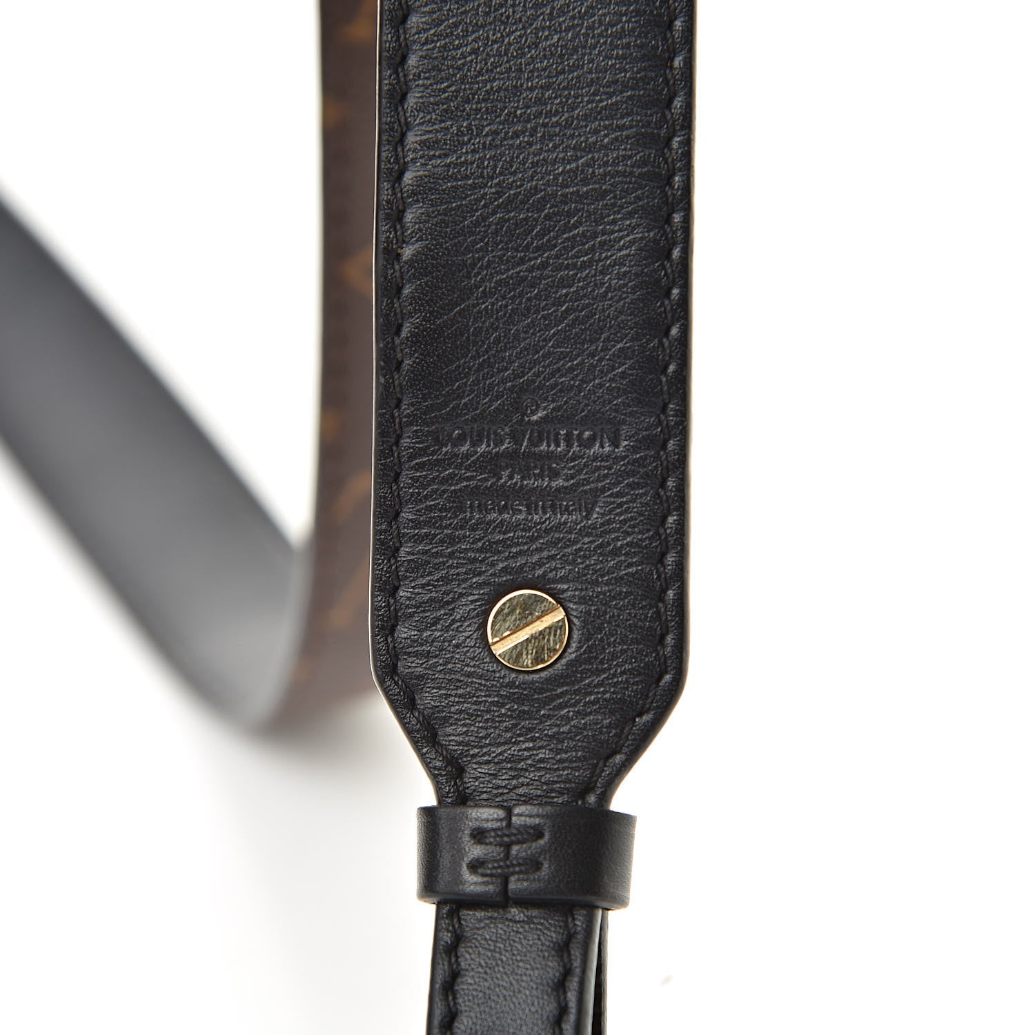 Louis Vuitton Monogram Bandouliere Shoulder Strap XL Black 3 of 6