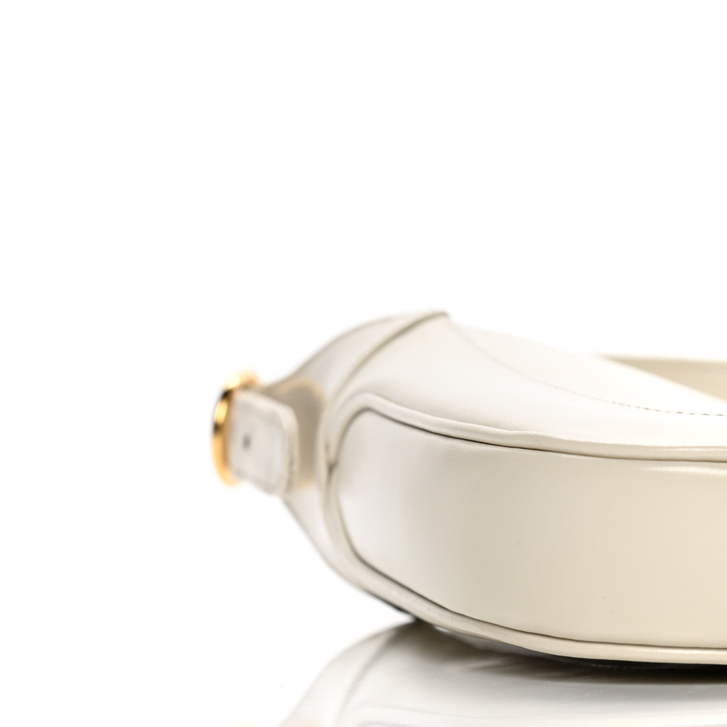 Gucci Boarded Dyana Lux Calfskin Small Jackie 1961 Hobo Mystic White 6 of 7