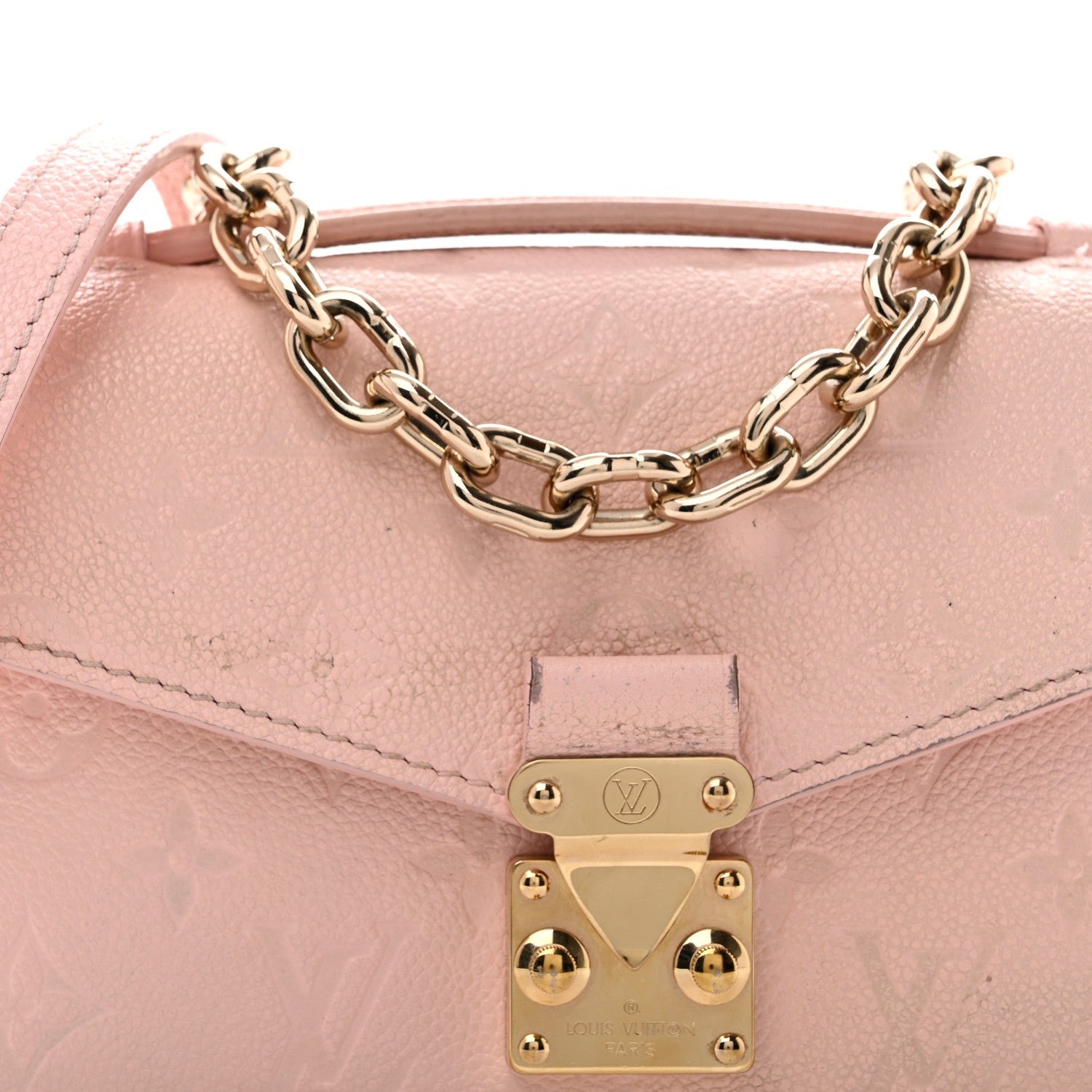 Louis Vuitton Empreinte Pochette Metis East West Pink Opale 7 of 12