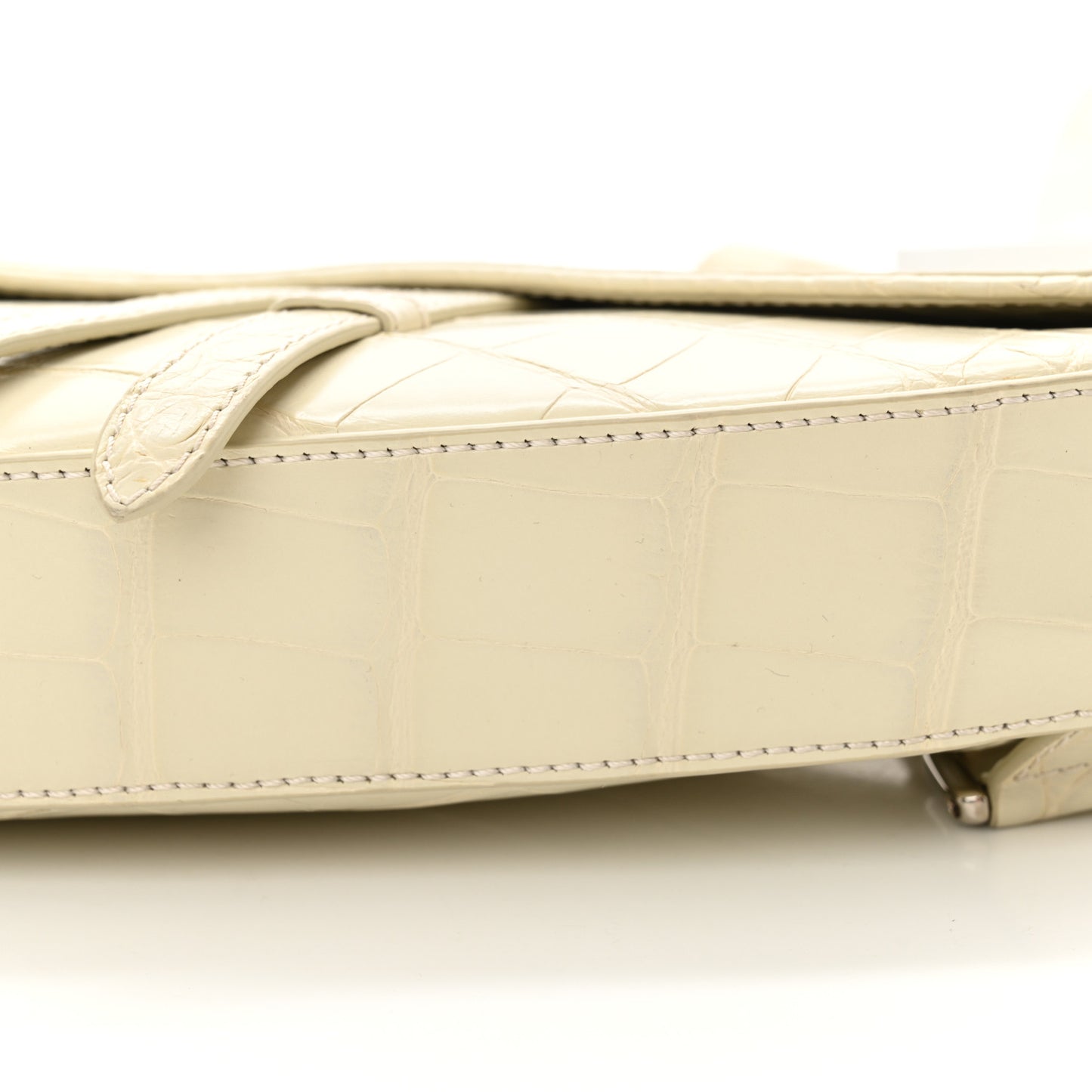 Crocodile Mens Saddle Bag