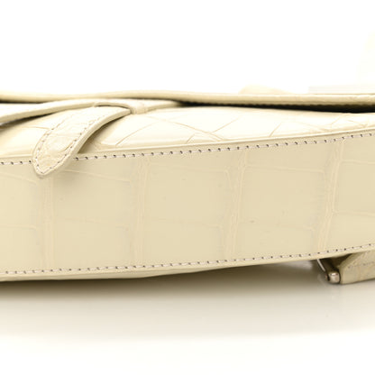 Christian Dior Crocodile Mens Saddle Bag 10 of 12