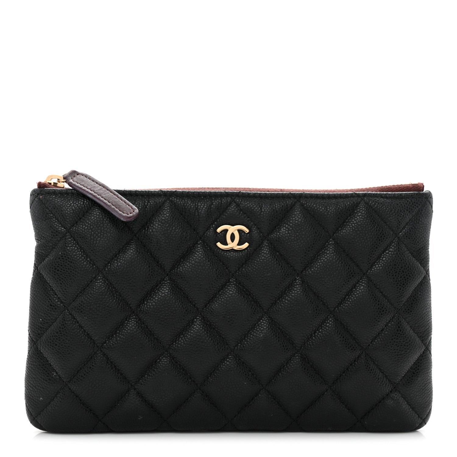 Chanel Caviar Quilted Cosmetic Case Black 1 of 8