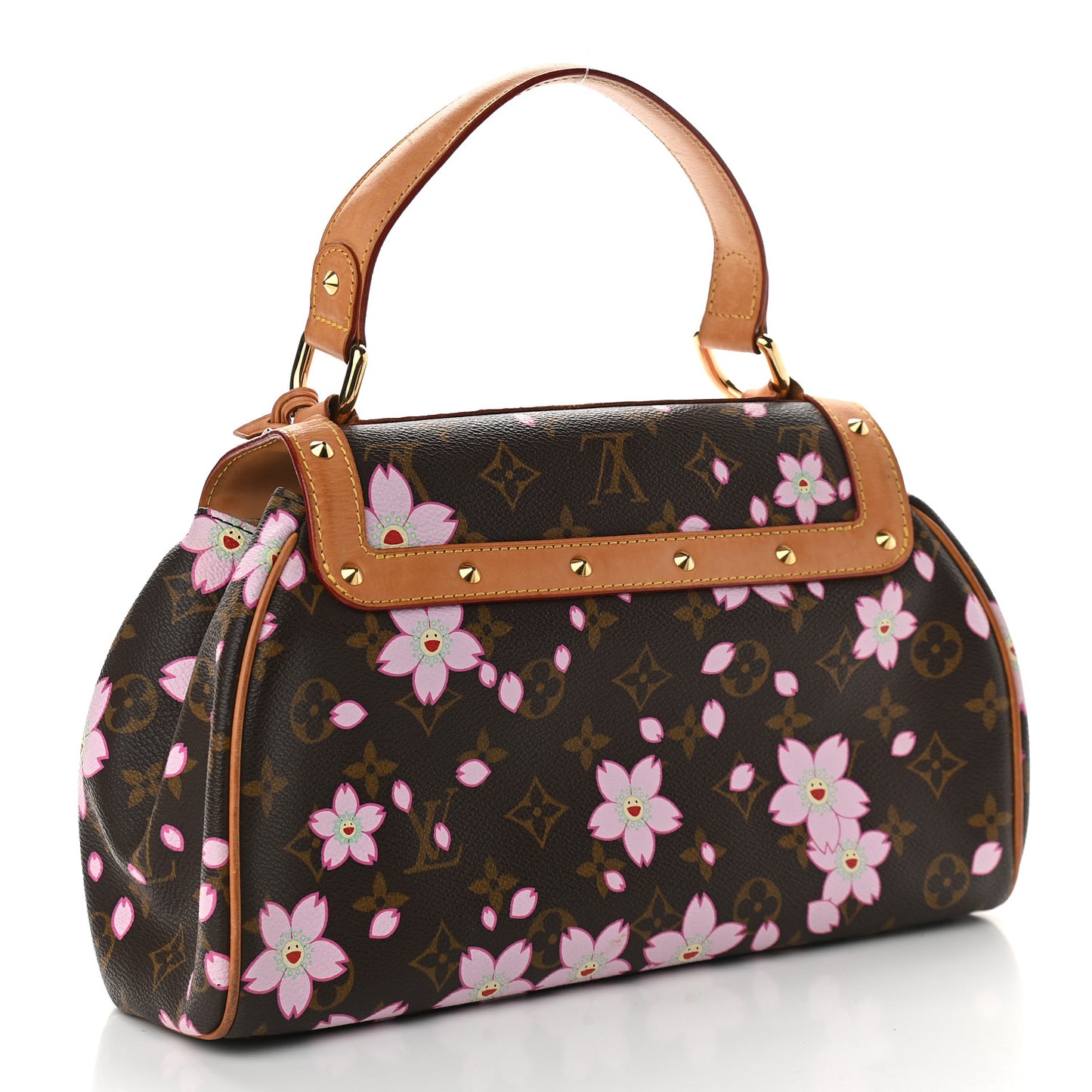 Monogram Cherry Blossom Sac Retro Bag Brown