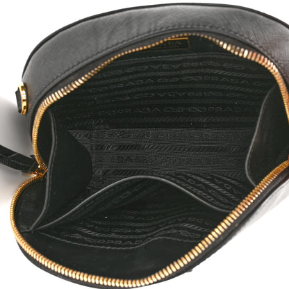 Prada Saffiano Lux Odette Belt Bag Black 6 of 12