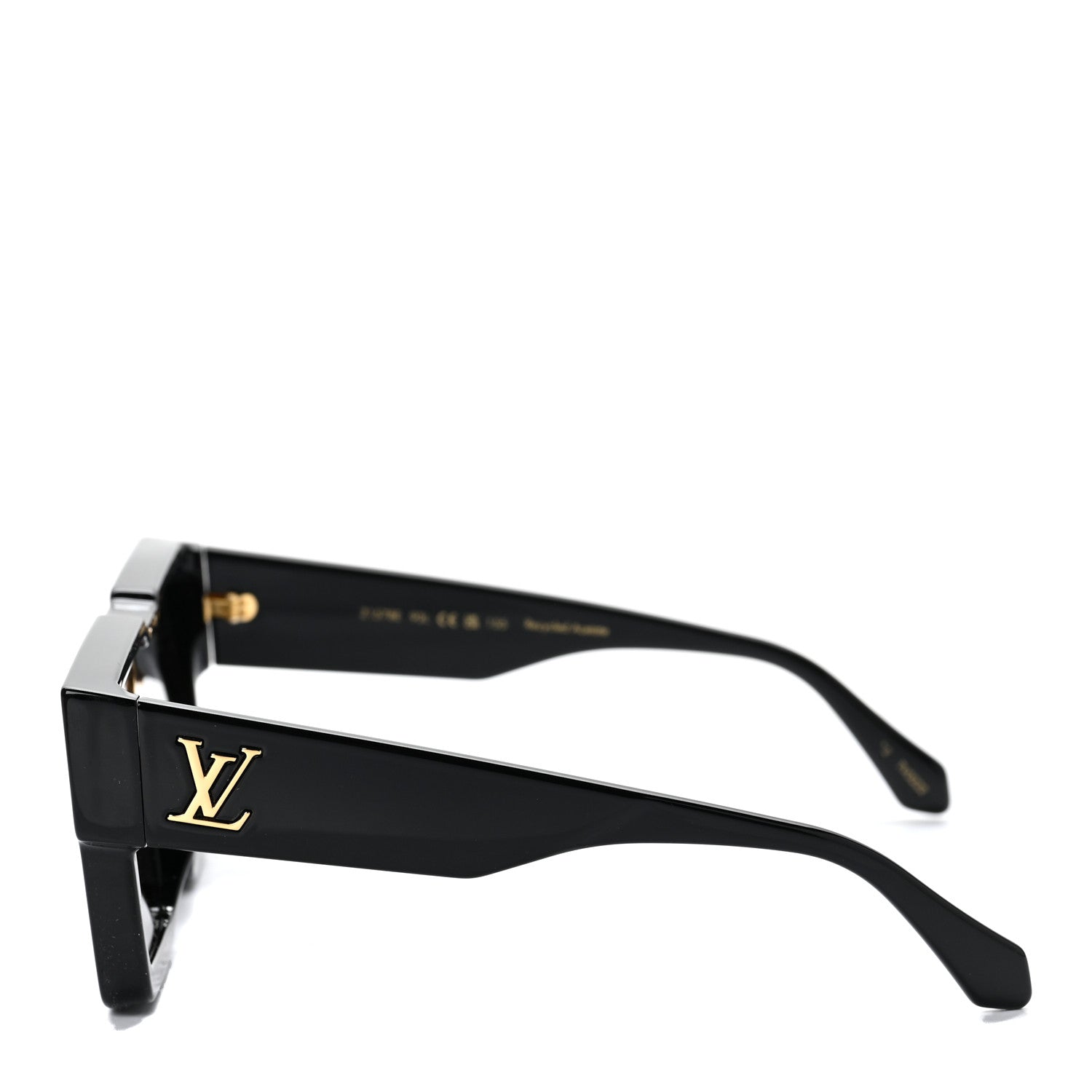 Louis Vuitton Acetate Cyclone Sunglasses Z1578E Black 3 of 8
