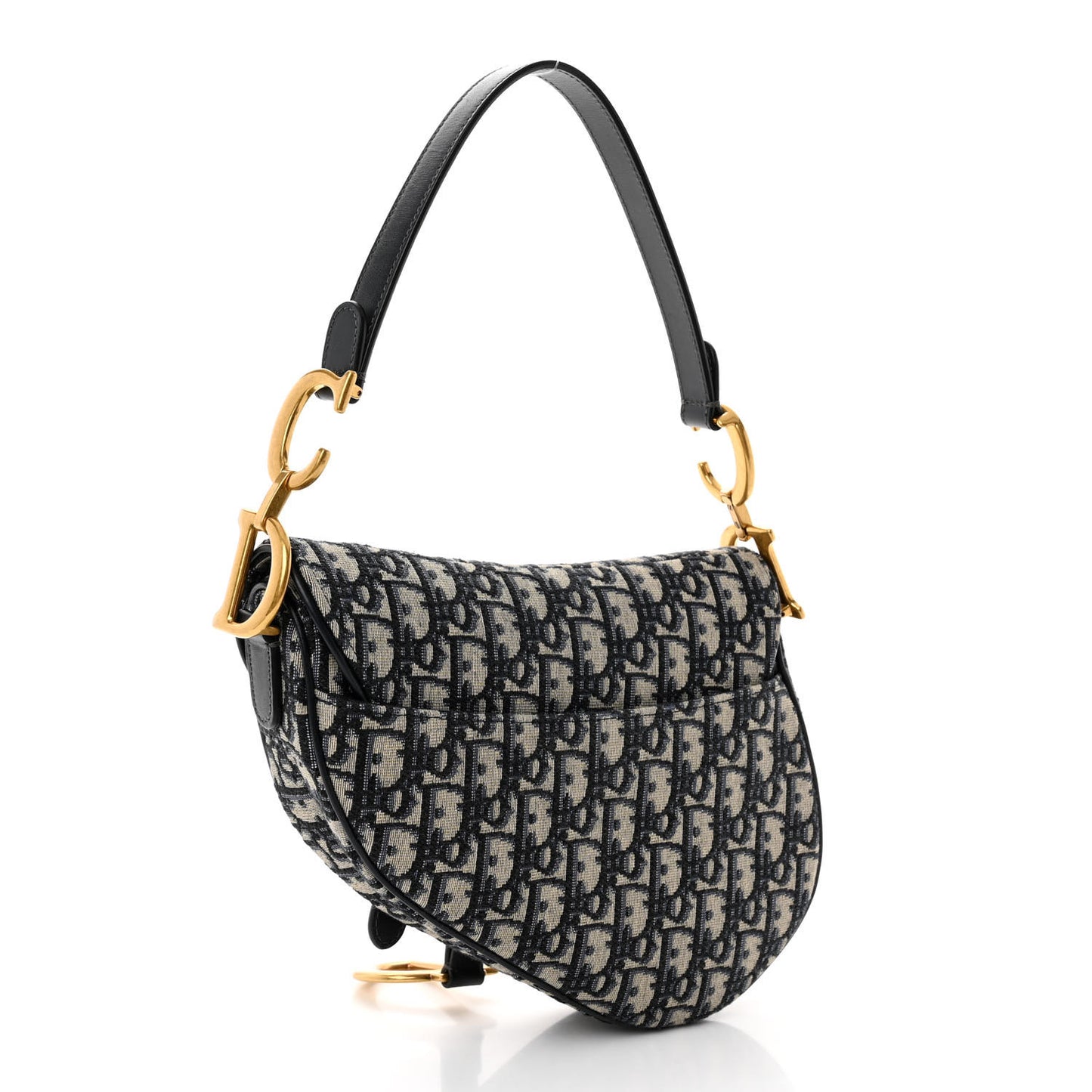 Oblique Saddle Bag Blue