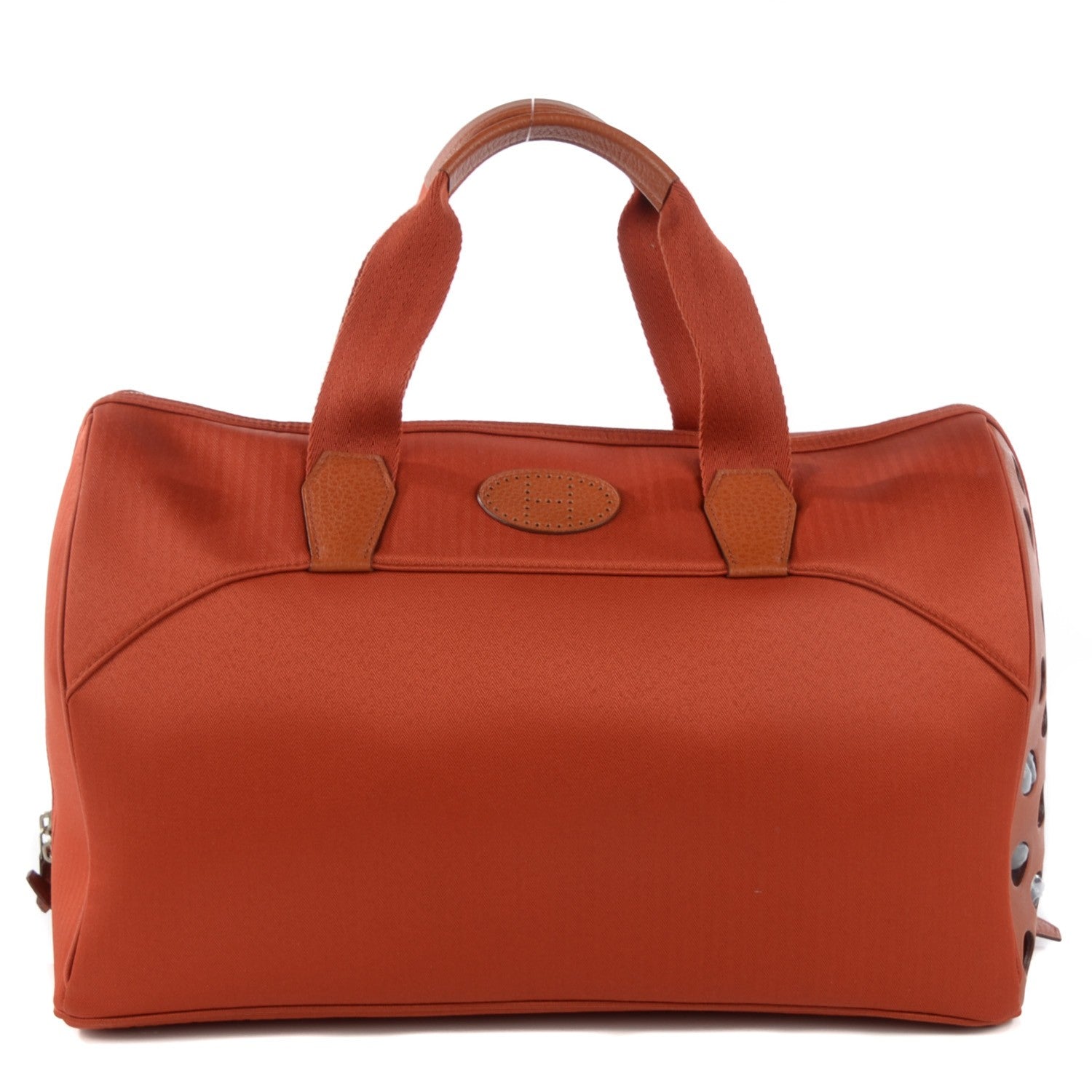 Hermes Buffle Toile Sac A Chien TouTou Brique Potiron 1 of 11